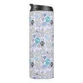 Skull Pattern Thermosbeker (Geroteerd rechts)