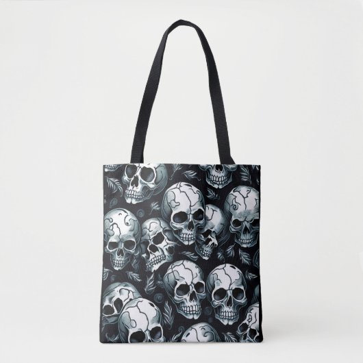 Skull Pattern Tote Bag (Voorkant)