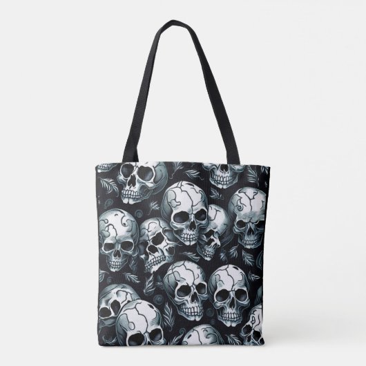 Skull Pattern Tote Bag (Achterkant)