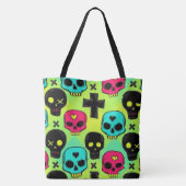 Skull Pattern Tote Bag (Achterkant)