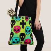 Skull Pattern Tote Bag (Dichtbij)