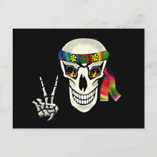 Skull Peace Briefkaart