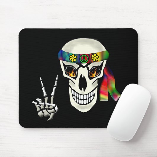 Skull Peace Muismat (Met muis)