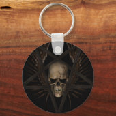 Skull Pentacle Sleutelhanger (Voorkant)