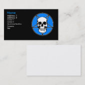 Skull Pentigram-profielkaart Visitekaartje (Voorkant / Achterkant)