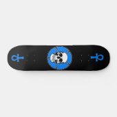 Skull Pentigram Skateboard (Horizontaal)
