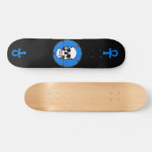 Skull Pentigram Skateboard (Horizontaal)