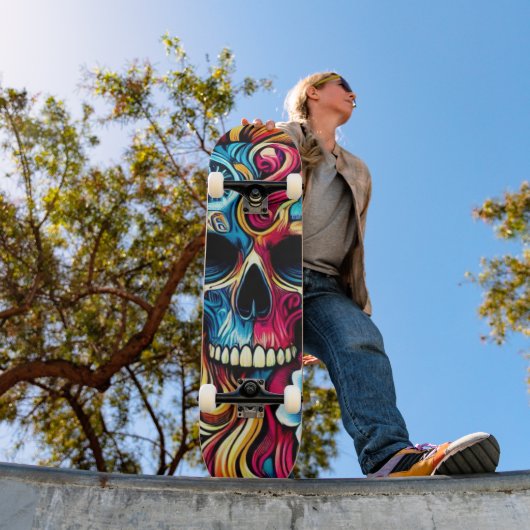 Skull Persoonlijk Skateboard (Buiten 1)