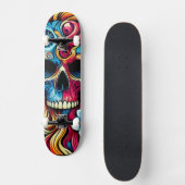 Skull Persoonlijk Skateboard (Voorkant)