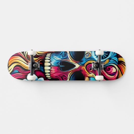 Skull Persoonlijk Skateboard (Horizontaal)