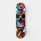 Skull Persoonlijk Skateboard (Voorkant)
