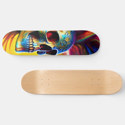 Skull Persoonlijk Skateboard (Horizontaal)