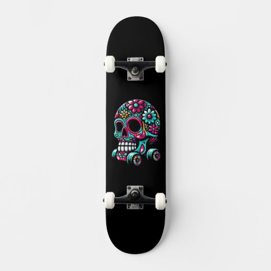 Skull Persoonlijk Skateboard (Voorkant)