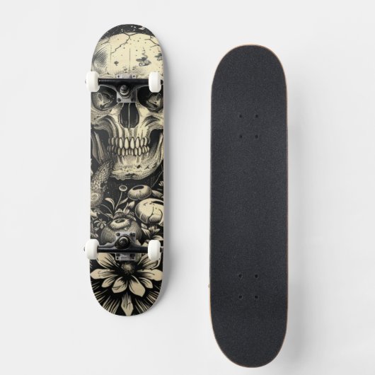 Skull Persoonlijk Skateboard (Voorkant)