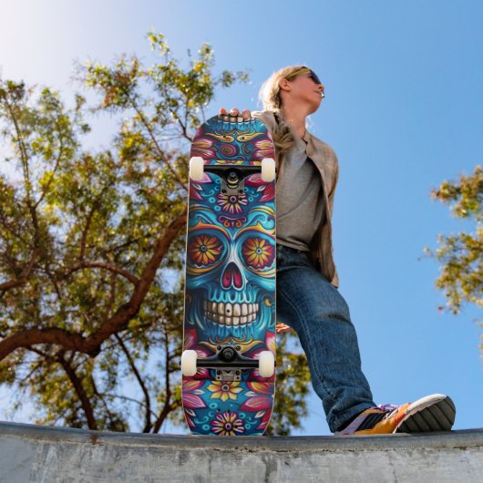 Skull Persoonlijk Skateboard (Buiten 1)