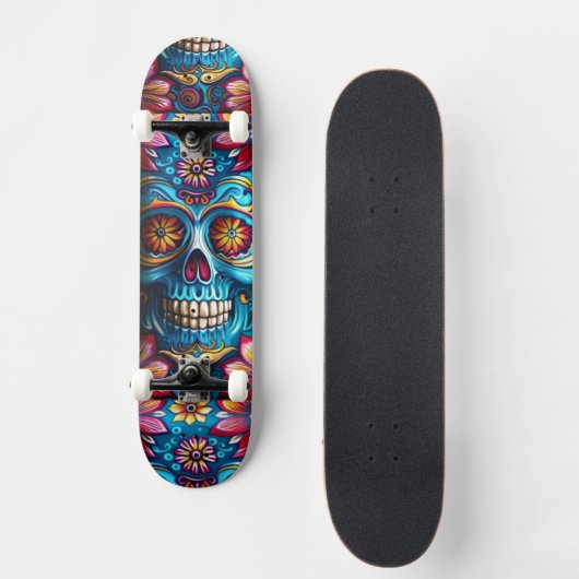 Skull Persoonlijk Skateboard (Voorkant)