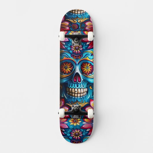 Skull Persoonlijk Skateboard (Voorkant)