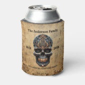 Skull Persoonlijke halloween Partij Blikjeskoeler (Blikje Achterkant)