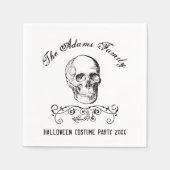  Skull Persoonlijke halloween Partij Servet (Voorkant)