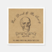  Skull Persoonlijke halloween Partij Servet (Voorkant)