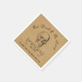  Skull Persoonlijke halloween Partij Servet (Hoek)
