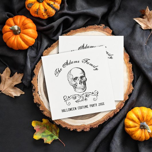  Skull Persoonlijke halloween Partij Servet