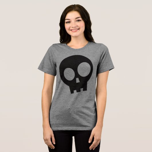 Skull Pirate Halloween T-shirt (Voorkant volledig)