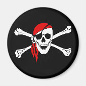 skull pirate magnet (Voorkant)