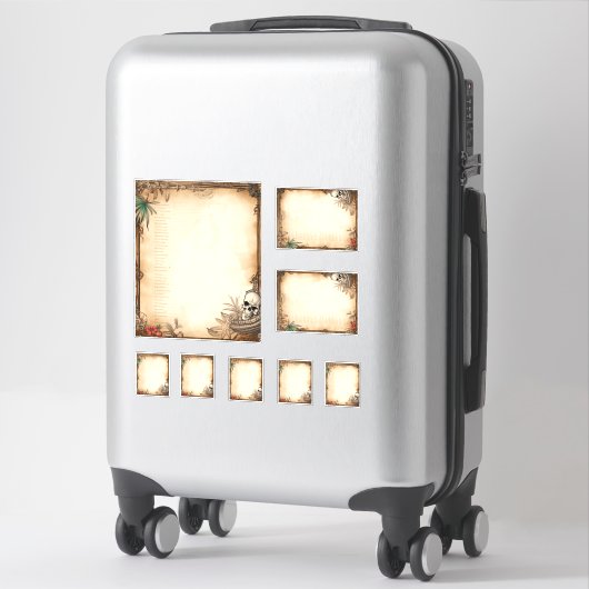 Skull Pirate Menu kit Sticker (Koffer)