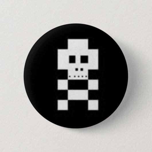 Skull Pixelz Button (Voorkant)
