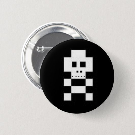 Skull Pixelz Button (Voorkant /achterkant)