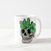 Skull Plant  Cute Garden Doll Planters Funny Garde Koffiemok (Voorkant rechts)