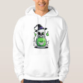 Skull & Poison Jar Halloween Hoodie (Voorkant)