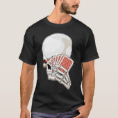 Skull Poker kaarten T-shirt (Voorkant)