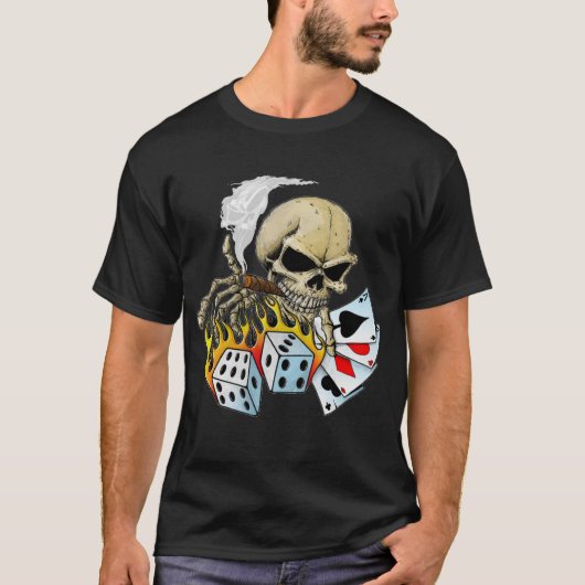 SKULL POKER T-SHIRT (Voorkant)