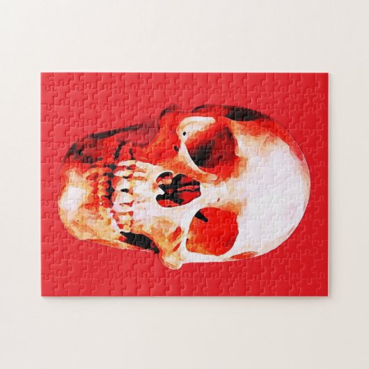 Skull Pop Art Illustration Legpuzzel (Horizontaal)