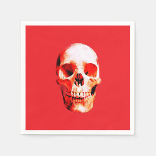 Skull Pop Art Illustration Servet