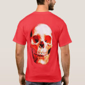 Skull Pop Art Illustration T-shirt (Achterkant)