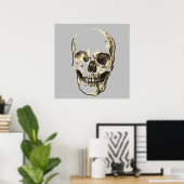 Skull Pop Art Poster (Thuiskantoor)