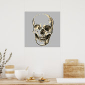 Skull Pop Art Poster (Keuken)