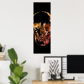 Skull Pop Art Poster (Thuiskantoor)