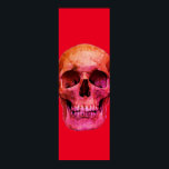 Skull Pop Art Red Poster<br><div class="desc">Fantasy Art Skull Skeleton - Blue & Paarse Tones Heavy Metal Punk Rock College Pop Art Afbeelding</div>