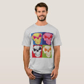 Skull Pop Art T-shirt (Voorkant volledig)
