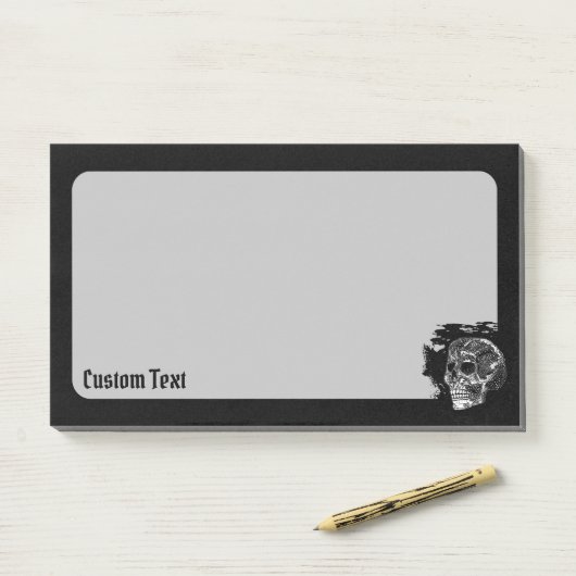 Skull Post-it Notes (Op bureau)