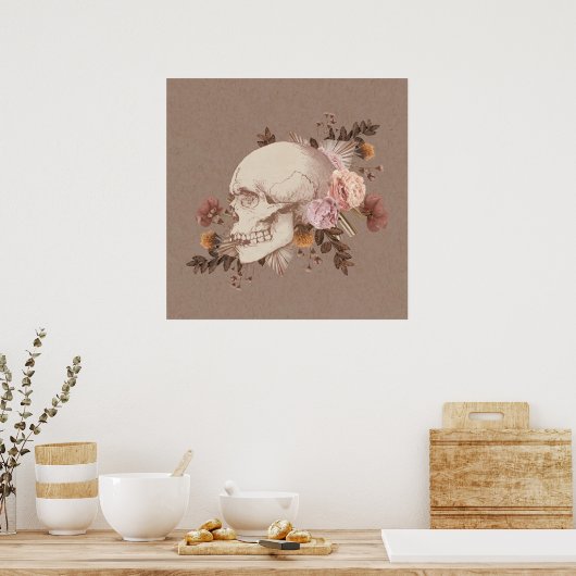 Skull Poster (Keuken)