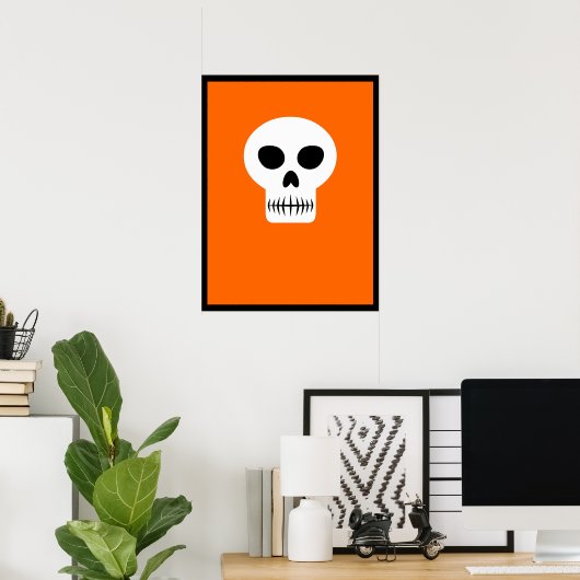 Skull Poster (Thuiskantoor)