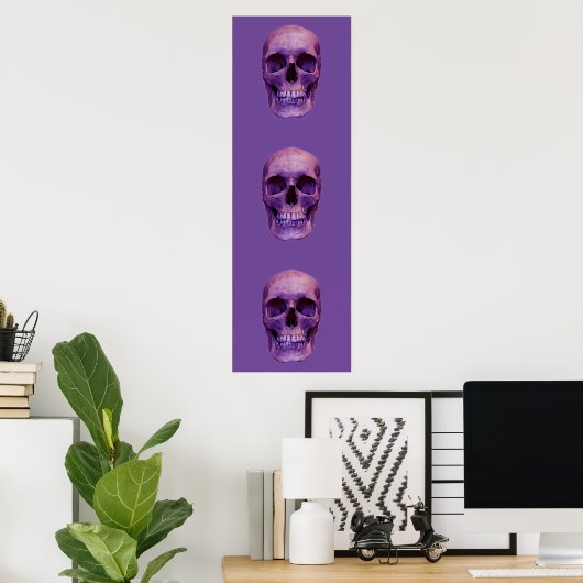 Skull Poster (Thuiskantoor)