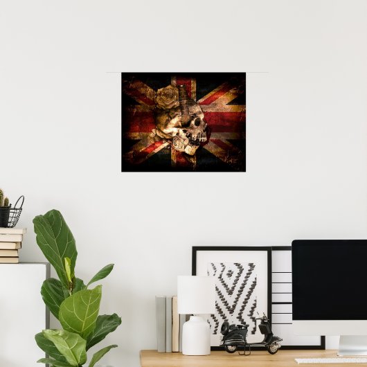 Skull Poster (Thuiskantoor)