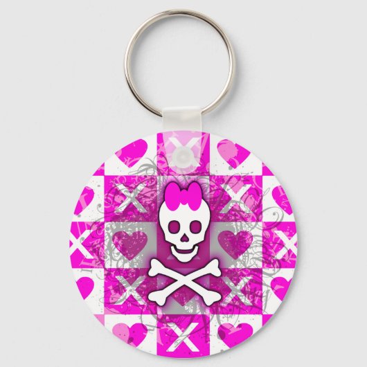 Skull Princess Sleutelhanger (Voorkant)