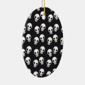 Skull Print Keramisch Ornament (Rechts)